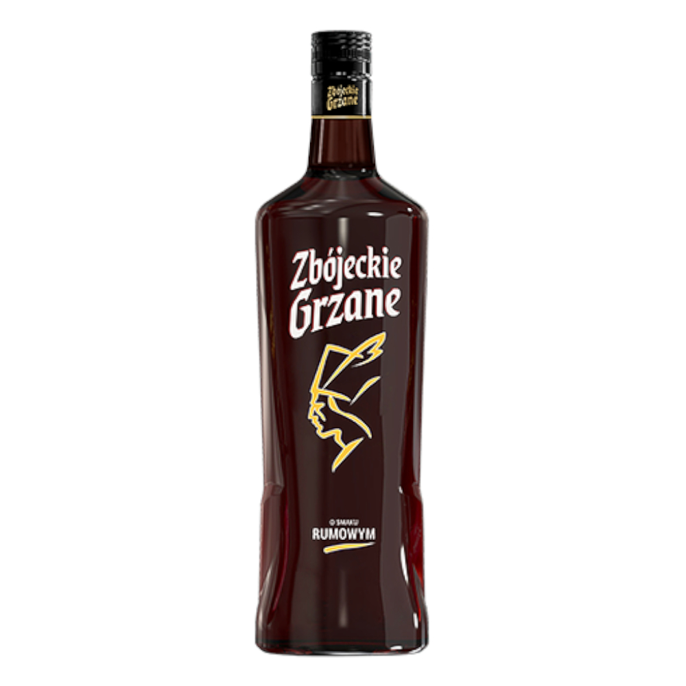 Wino Zbójeckie Grzane Rumowe 10% czerwone słodkie 1000 ml