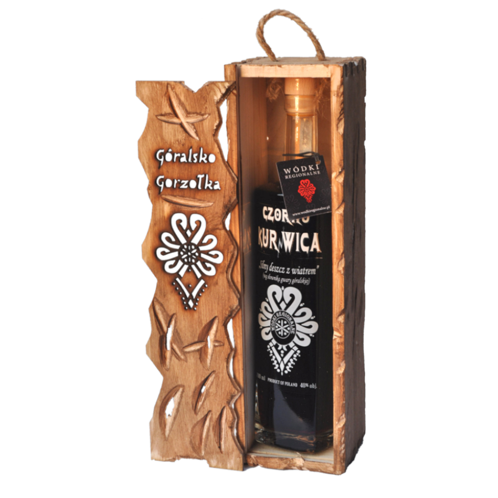 Wódka Czorno Kurnwica Góralsko Gorzołka 40% 700 ml skrzynia