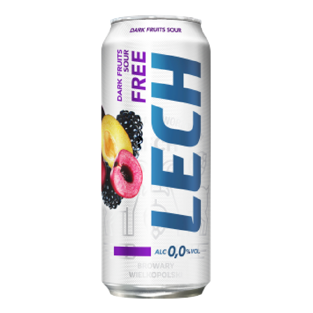Piwo Lech Free Dark Fruits Sour 0% 500 ml Puszka