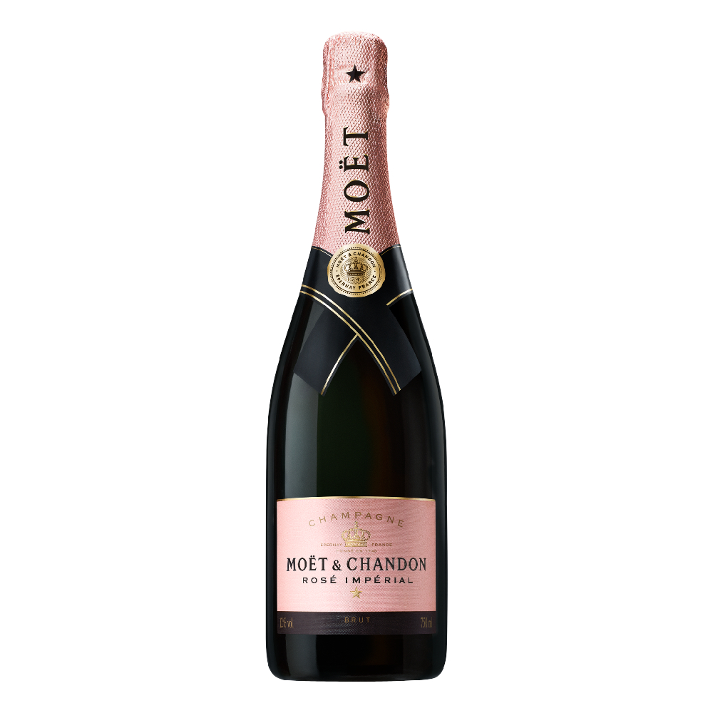 Szampan Moet & Chandon Rose Imperial 12% różowe wytrawne 750 ml