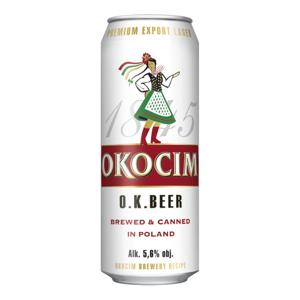 Piwo Okocim O.K. Beer 5,6% 500 ml Puszka