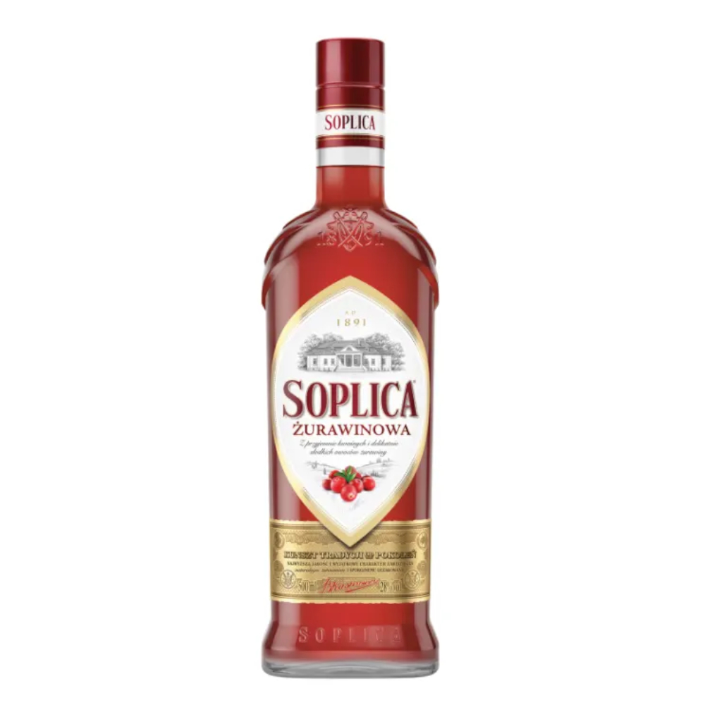 Likier Soplica Żurawinowa 28%  500 ml
