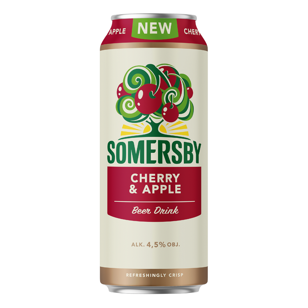Piwo Somersby Cherry & Apple 4,5% 500 ml Puszka