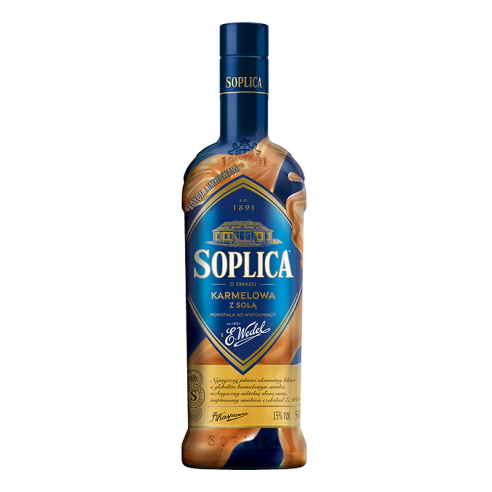 Likier Soplica E. Wedel Słony Karmel 15% 500 ml