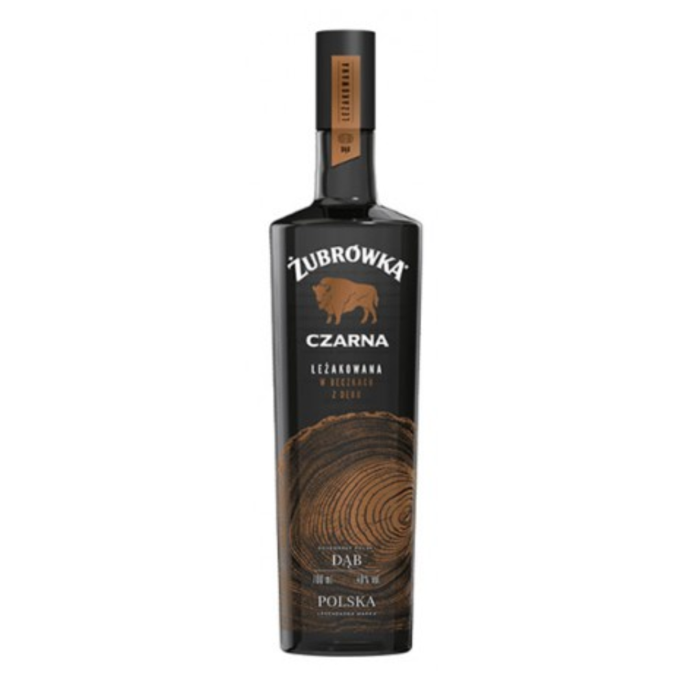Wódka Żubrówka Czarna Leżakowana Dąb 40% 700 ml