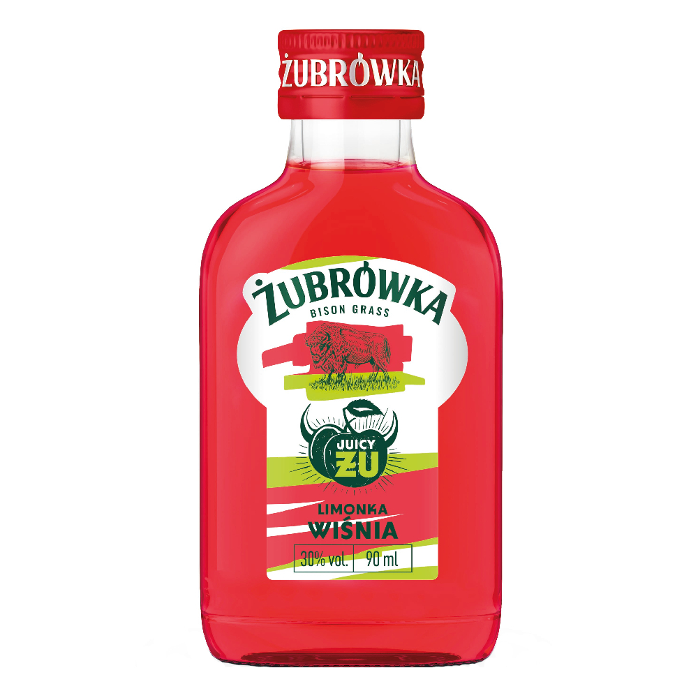 Wódka Żubrówka Juicy ŻU Wiśnia Limonka 30% 90 ml