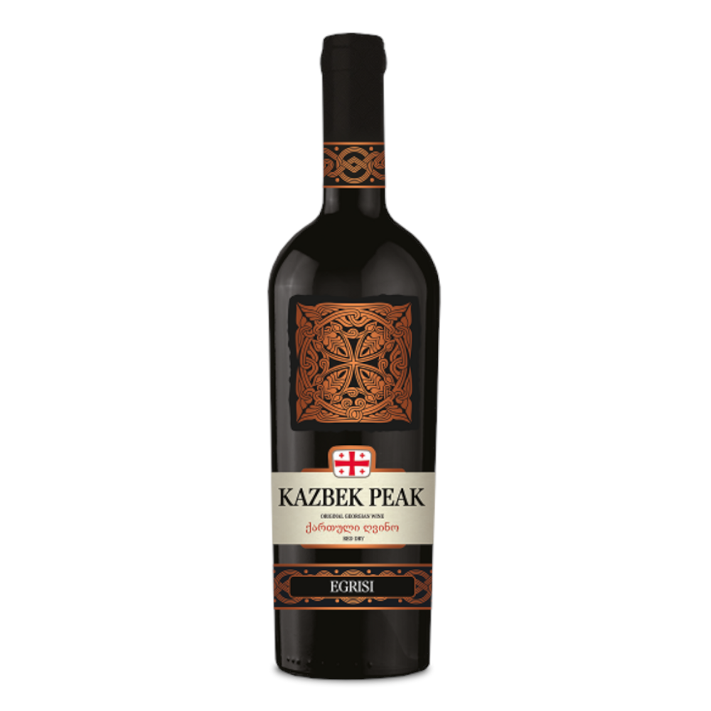 Wino Kazbek Peak Dry Egrisi 12,5% czerwone wytrawne 750 ml