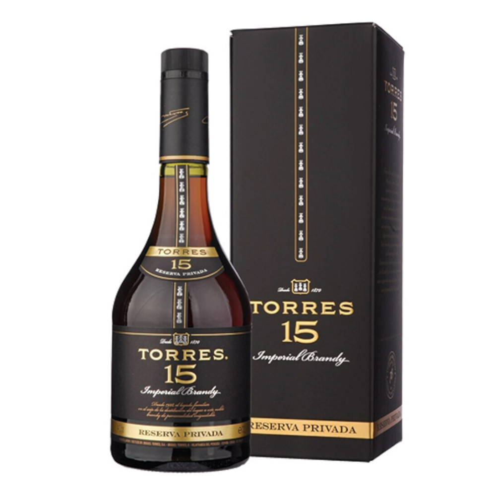 Brandy Torres 15YO + 2 szklanki 40% 700 ml kartonik