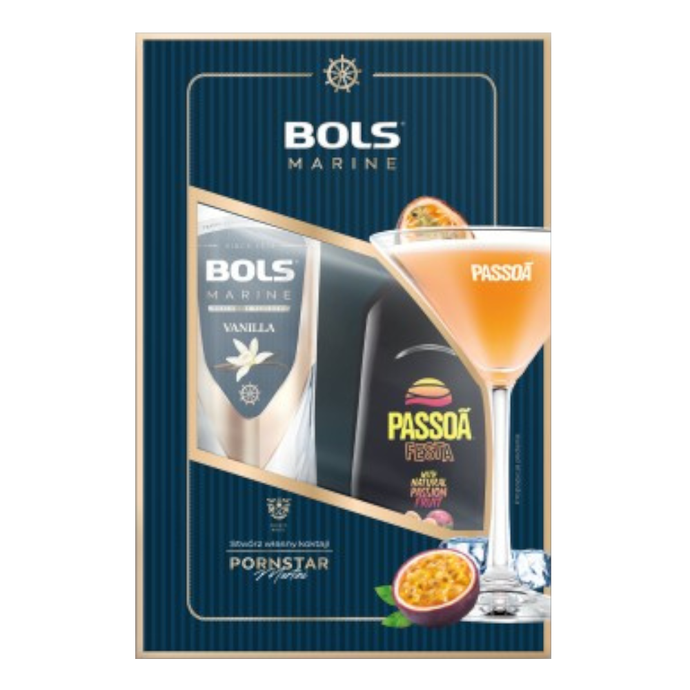 Wódka Bols Marine Vanilla 37,5% 500 ml + Passoa 500 ml