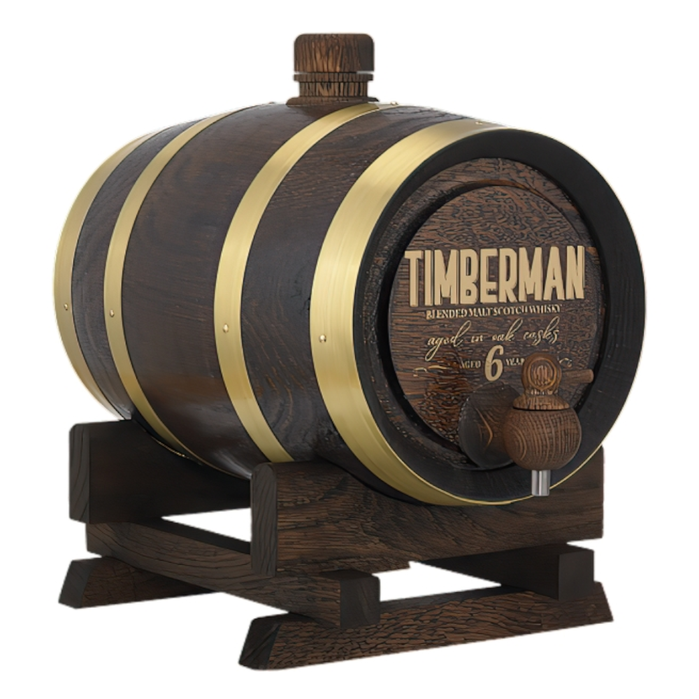 Whisky Timberman 6 YO + Beczka Dębowa 40% 1000 ml