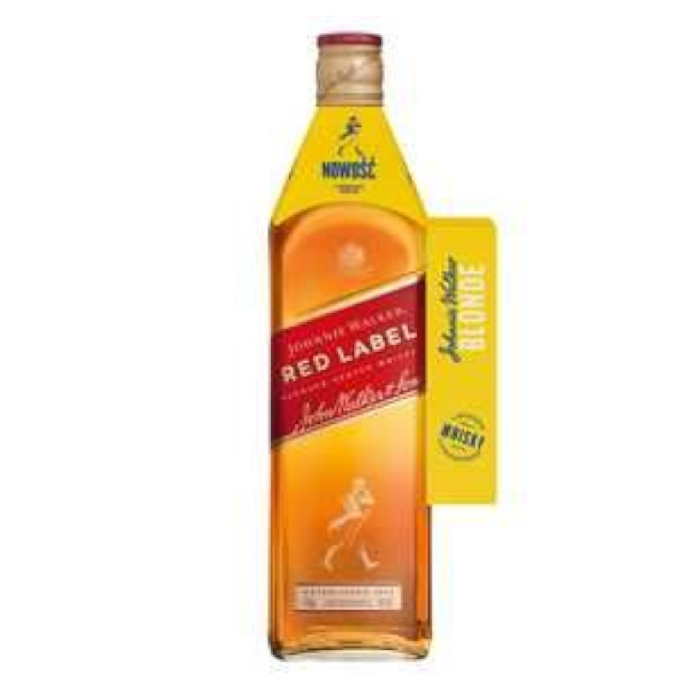 Whisky Johnnie Walker Red Label 40% 700 ml + Miniaturka Blonde Label 40% 50 ml