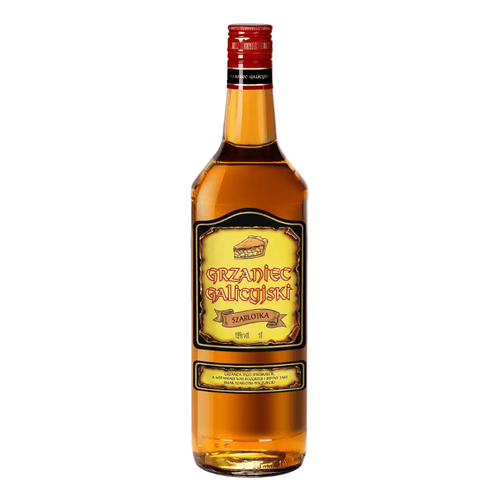 Wino Grzaniec Galicyjski Szarlotka 12% czerwone słodkie 1000 ml