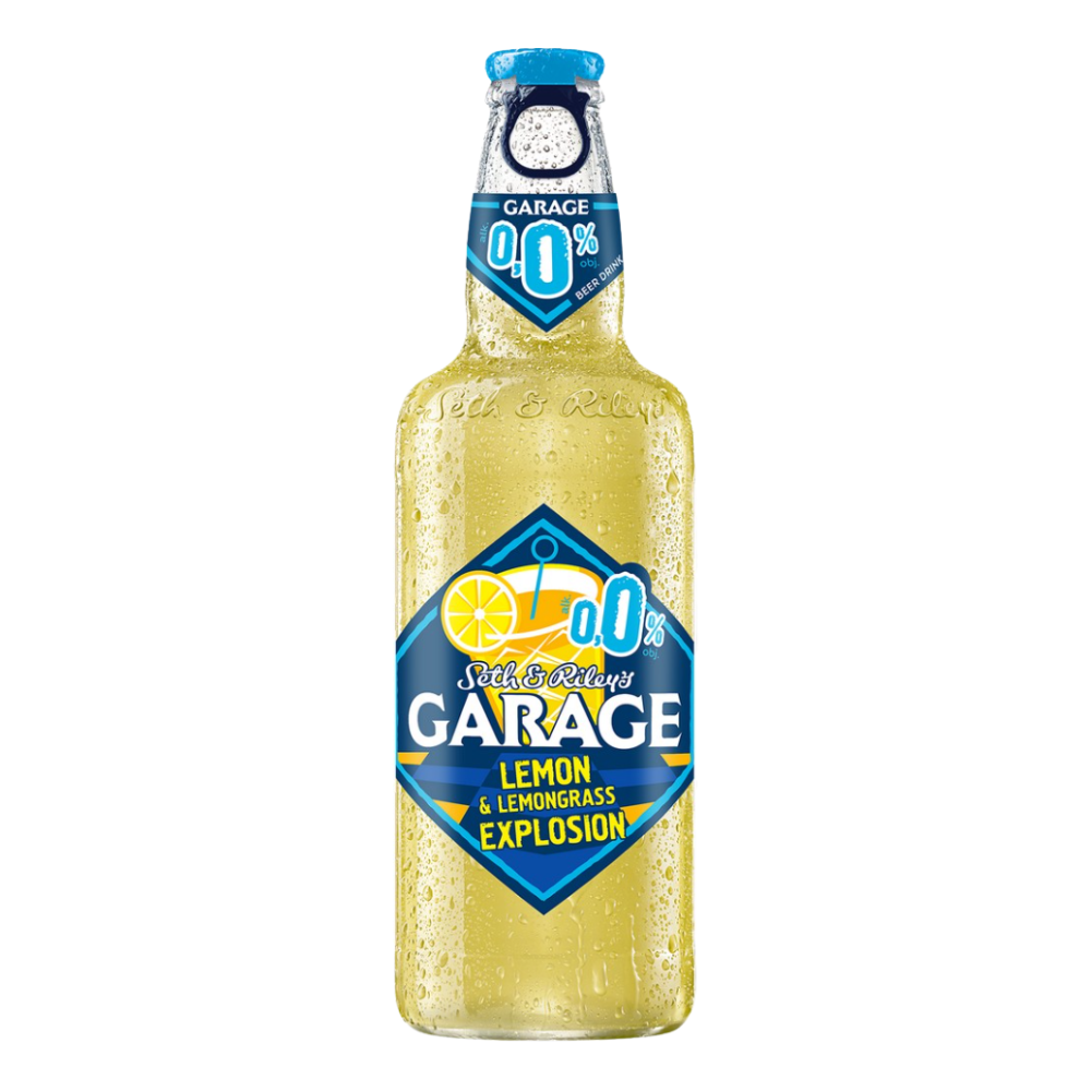 Piwo S&R’s Garage Lemon & Lemongrass Explosion 0% 400 ml