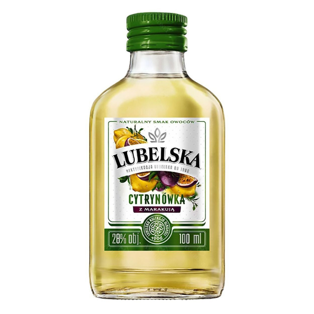 Likier Lubelska Cytrynówka z Marakują 28% 90 ml
