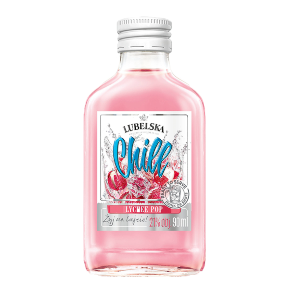 Wódka Lubelska Chill Lychee 21% 90 ml