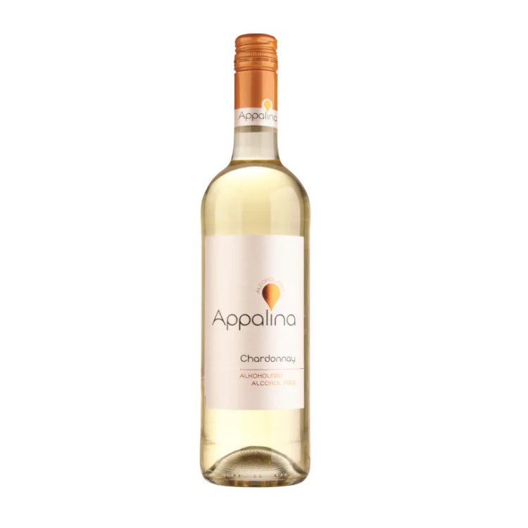Wino Appalina Chardonnay 0% białe wytrawne 750 ml