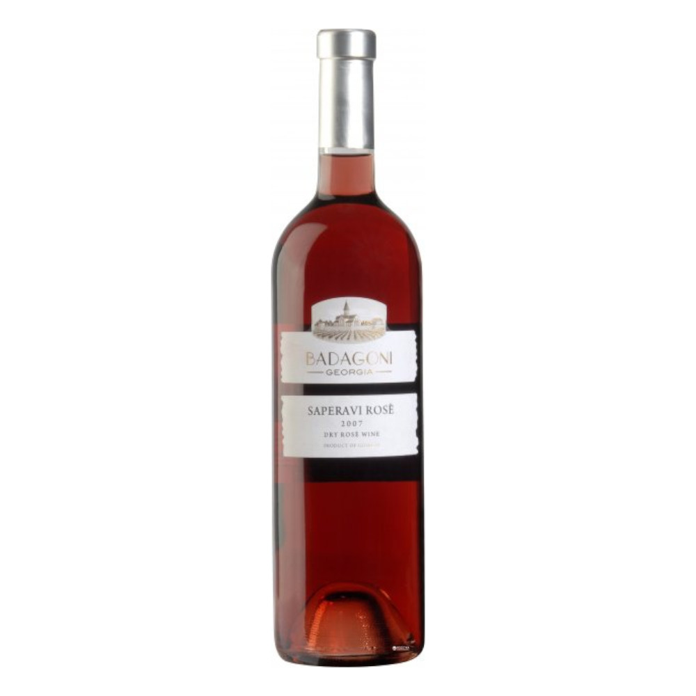 Wino Badagoni Saperavi Rose 12,5% różowe wytrawne 750 ml