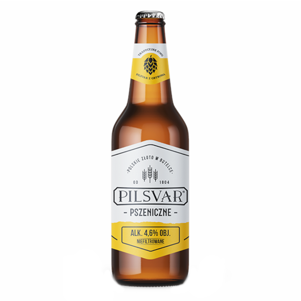 Piwo Pilsvar Pszeniczne 4,6% 500 ml