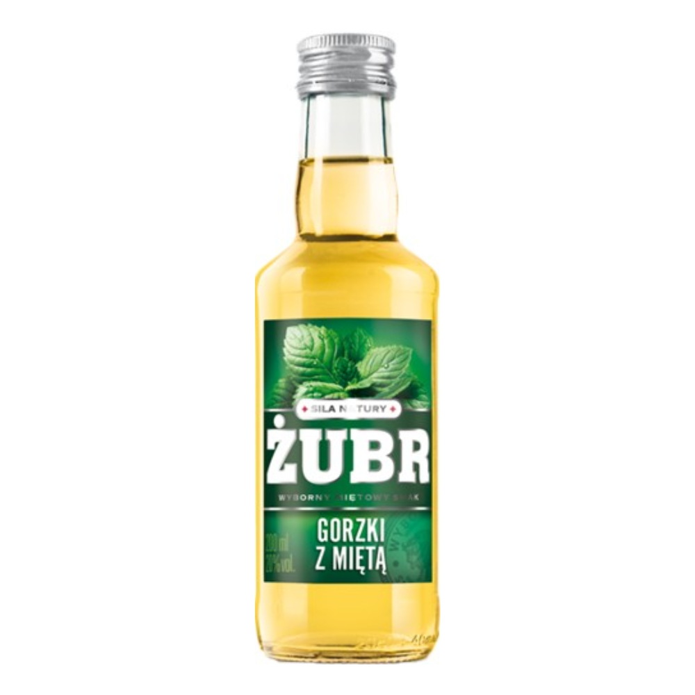 Żubr Gorzki z Miętą 20% 200 ml