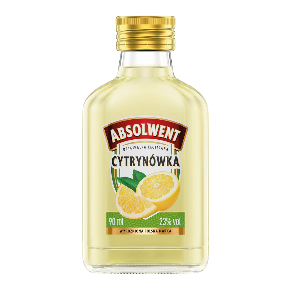 Likier Absolwent Cytrynówka 23% 90 ml