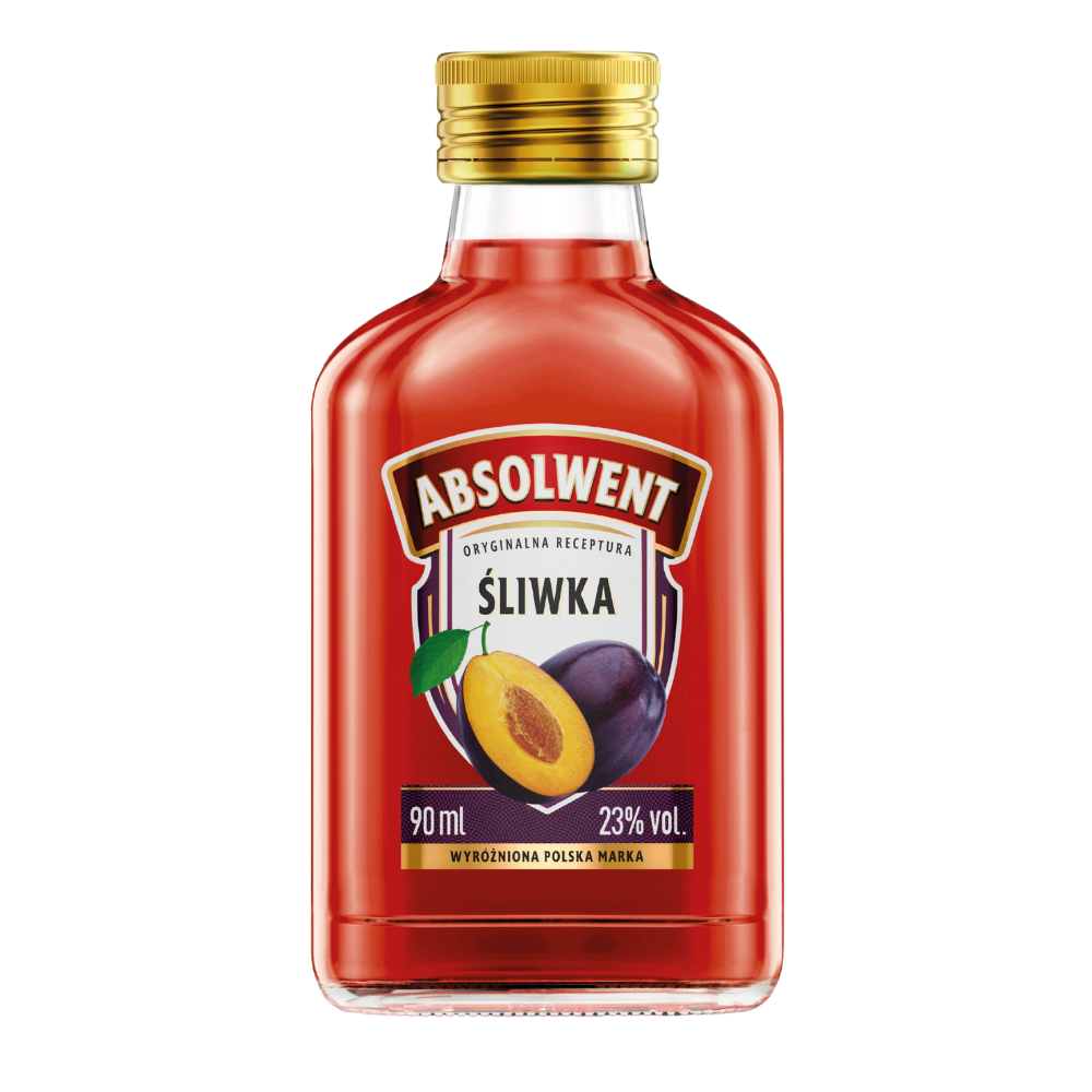 Likier Absolwent Śliwka 23% 90 ml