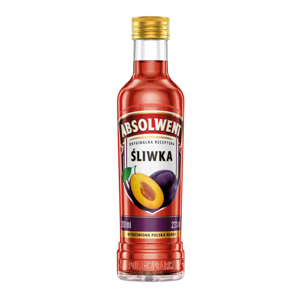 Likier Absolwent Śliwka 23% 200 ml