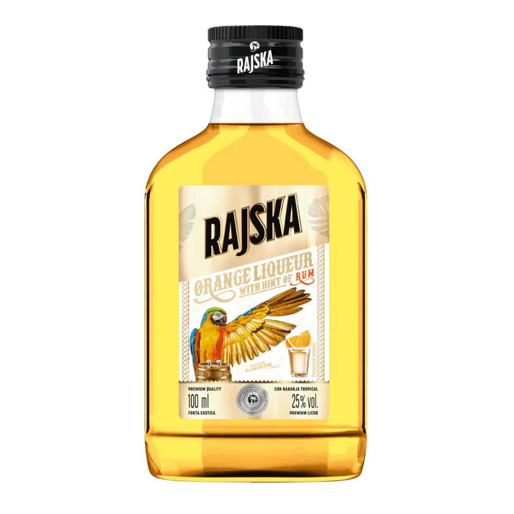Likier Rajska Pomarańcza z Rumem 25% 100 ml