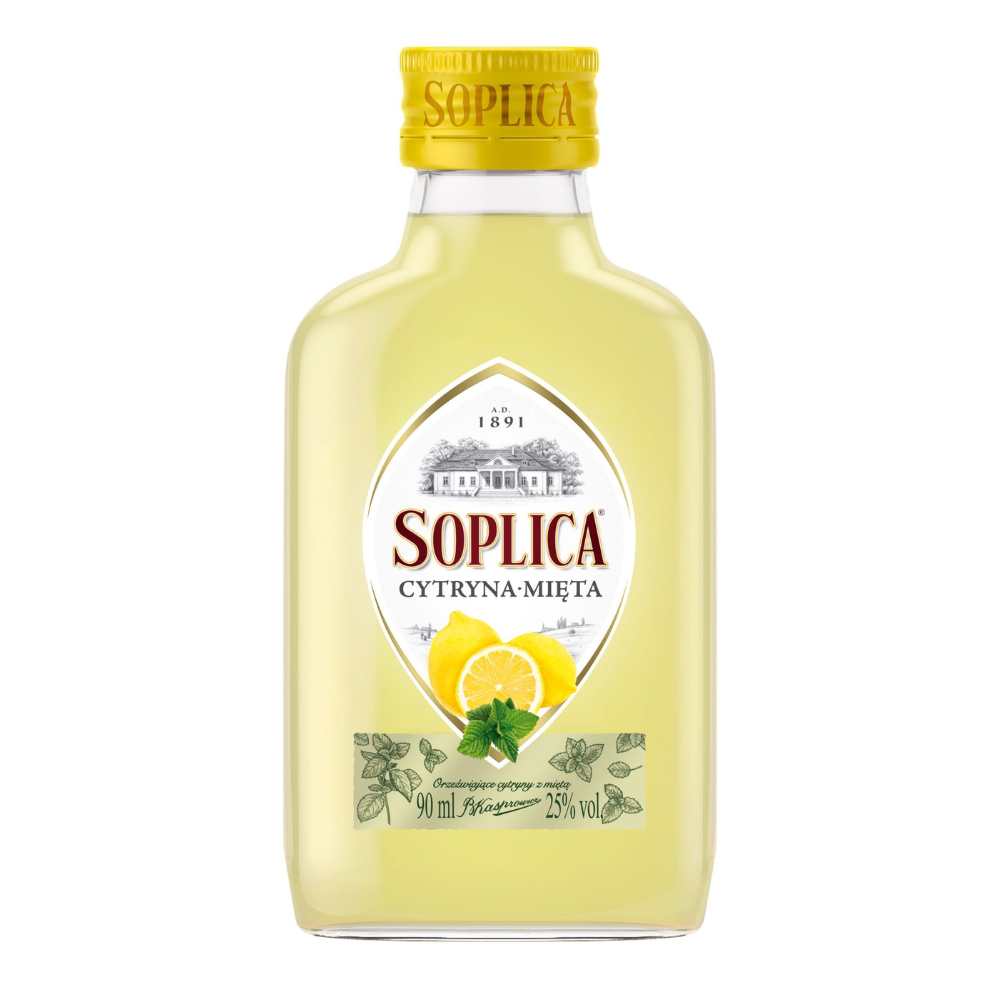 Wódka Soplica Cytryna Mięta 25% 90 ml