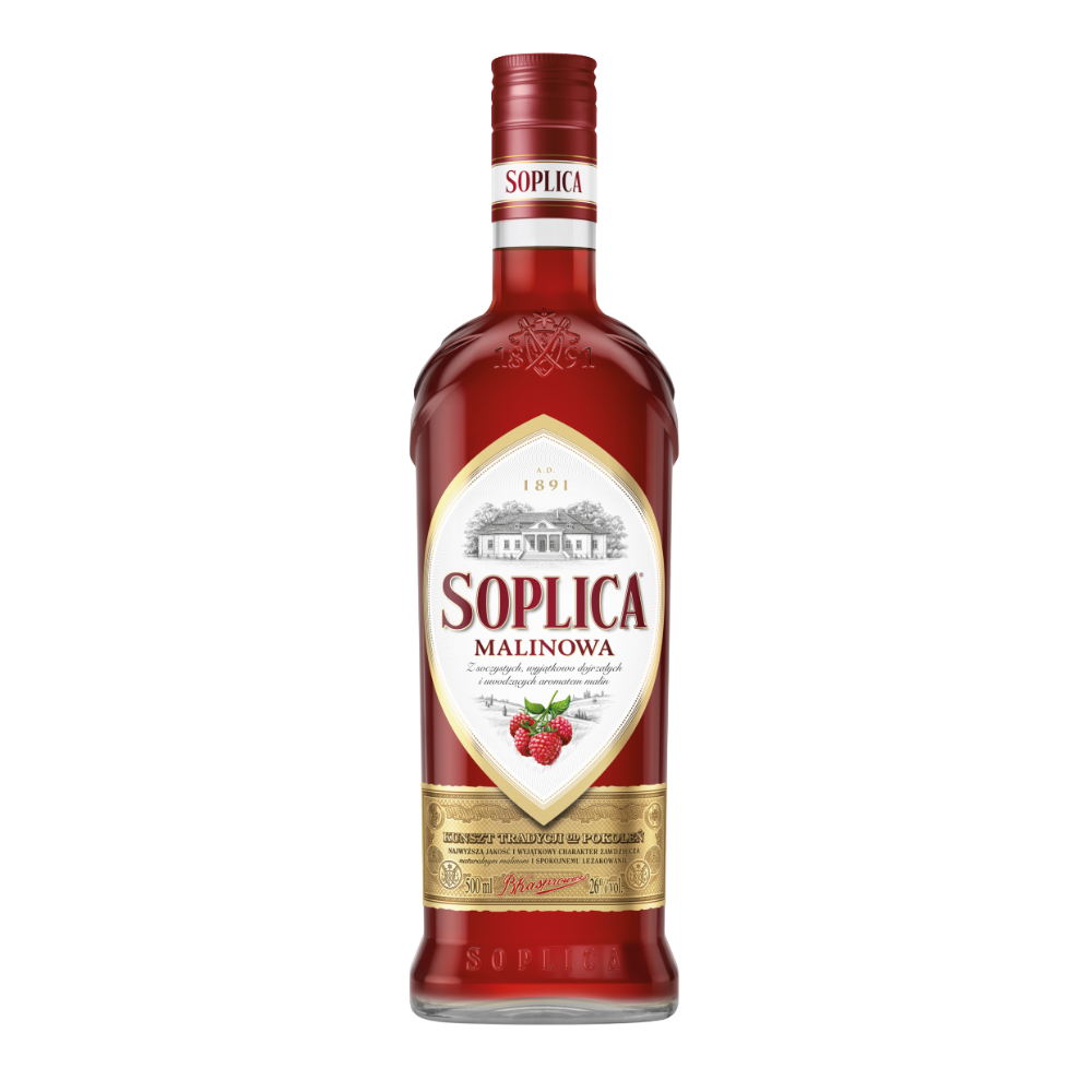 Likier Soplica Malinowa 26% 500 ml
