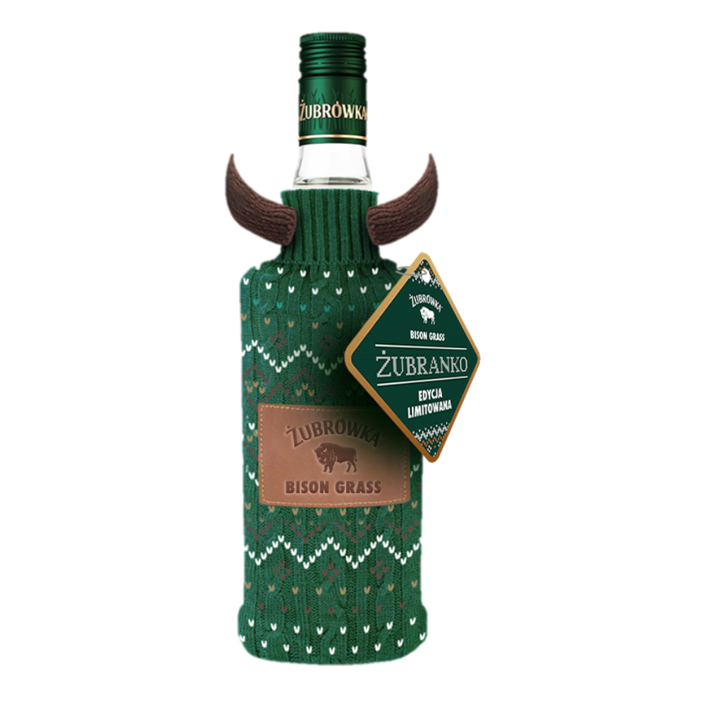 Wódka Żubrówka Bison Grass 37,5% 700 ml + żubranko