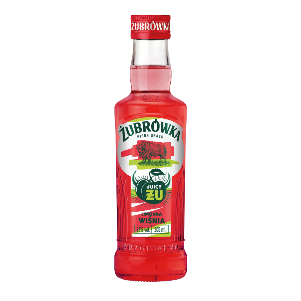 Wódka Żubrówka Juicy ŻU Wisnia Limonka 26% 200 ml