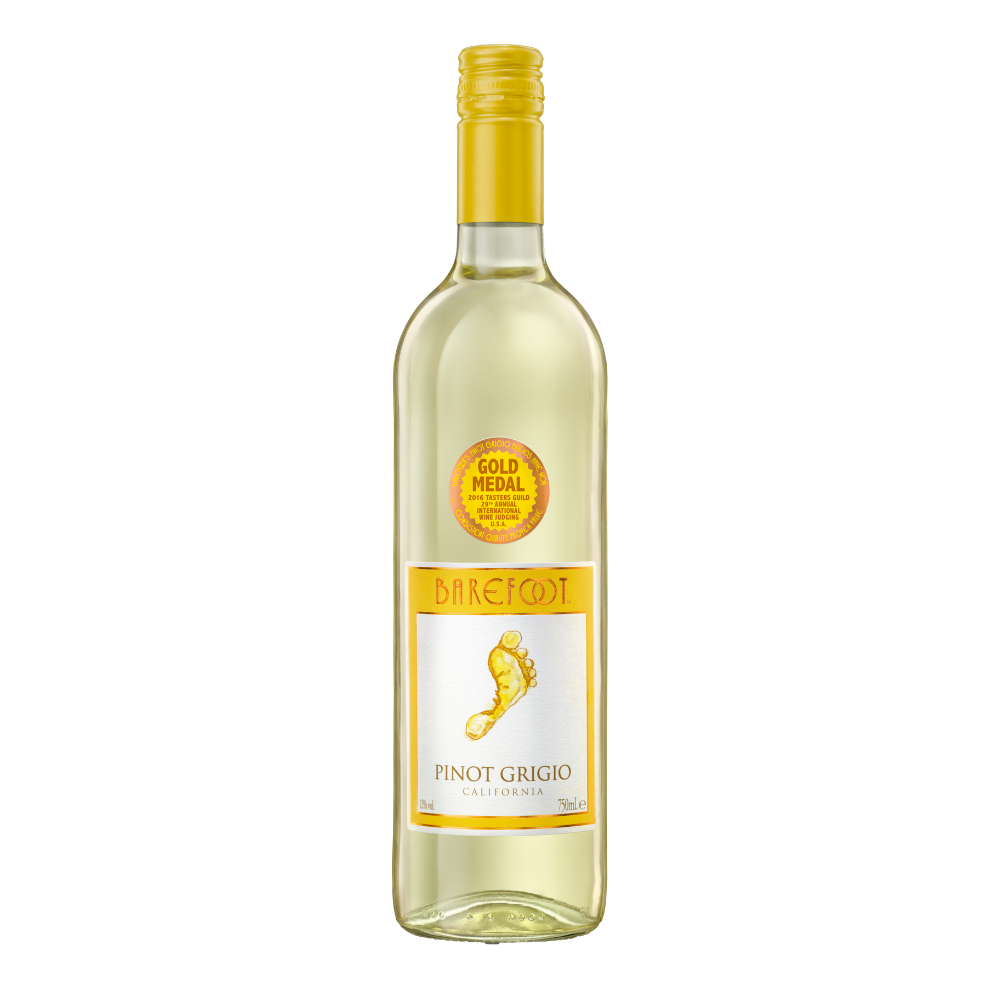 Wino Barefoot Pinot Grigio 13% białe półwytrawne 750 ml