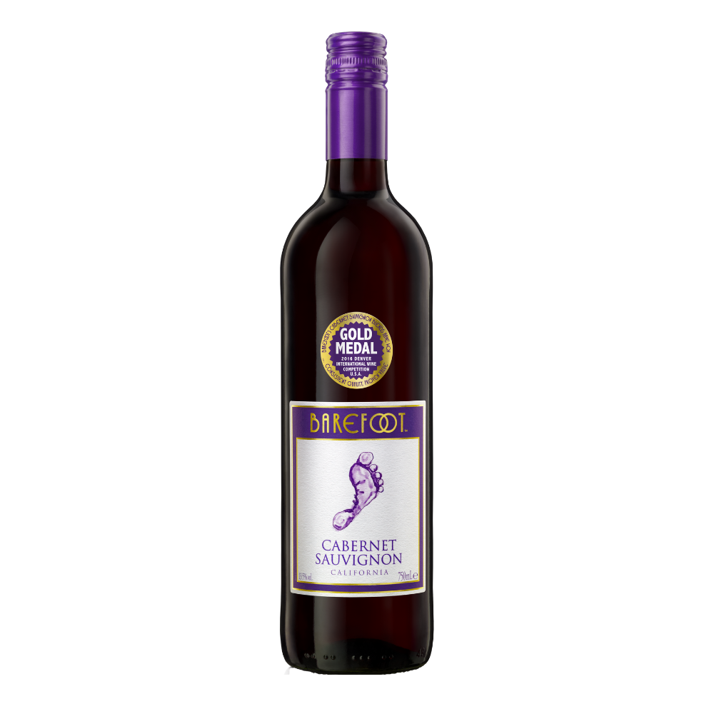 Wino Barefoot Cabernet Sauvignon 13%  czerwone półwytrawne 750 ml