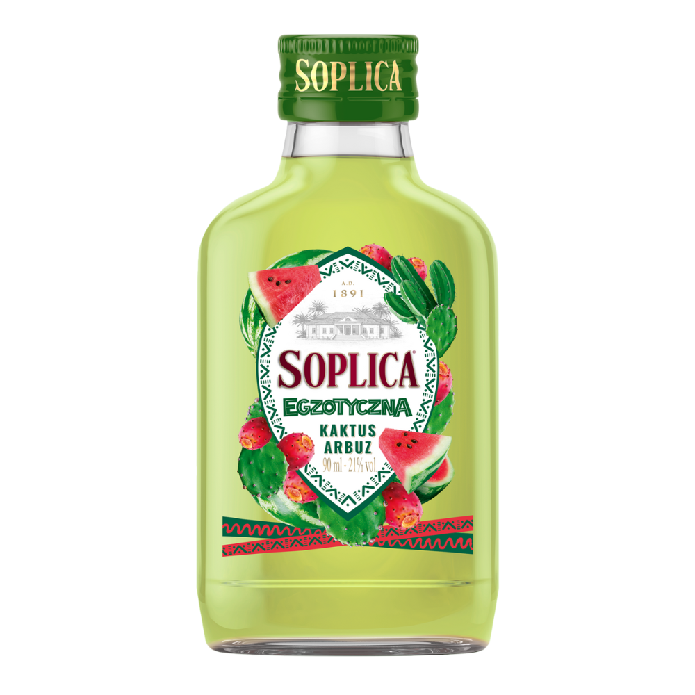 Likier Soplica Egzotyczna Kaktus Arbuz 21% 90 ml