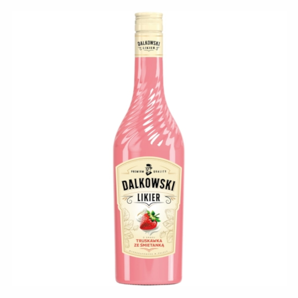 Likier Dalkowski Truskawka ze Śmietanką 15% 500 ml