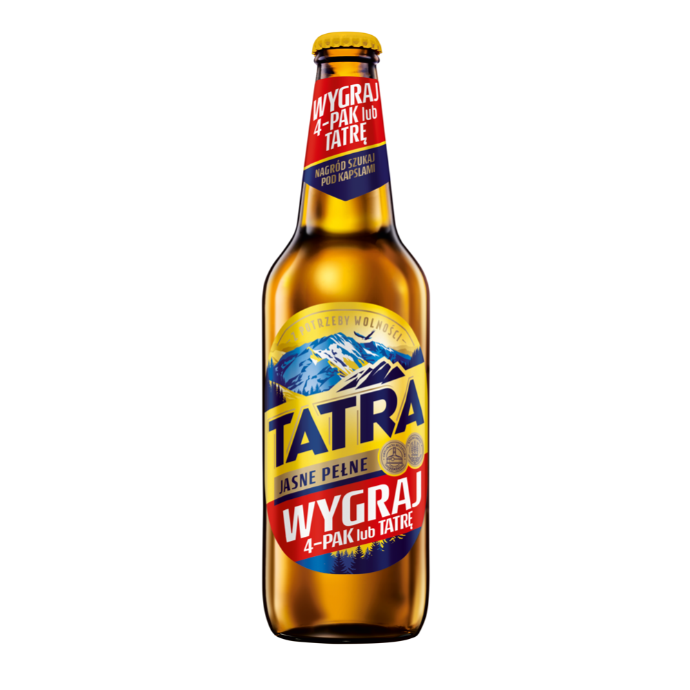 Piwo Tatra Jasne Pełne 5,6% 500 ml