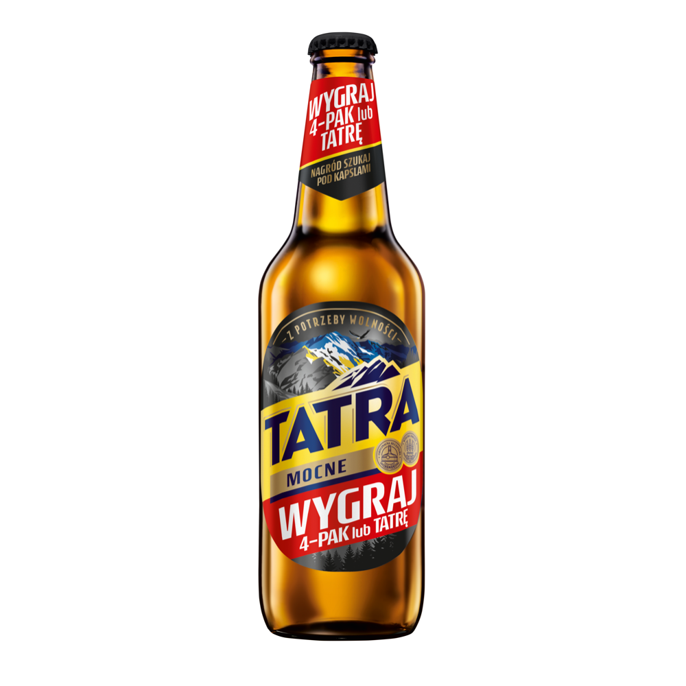 Piwo Tatra Mocne 7% 500 ml