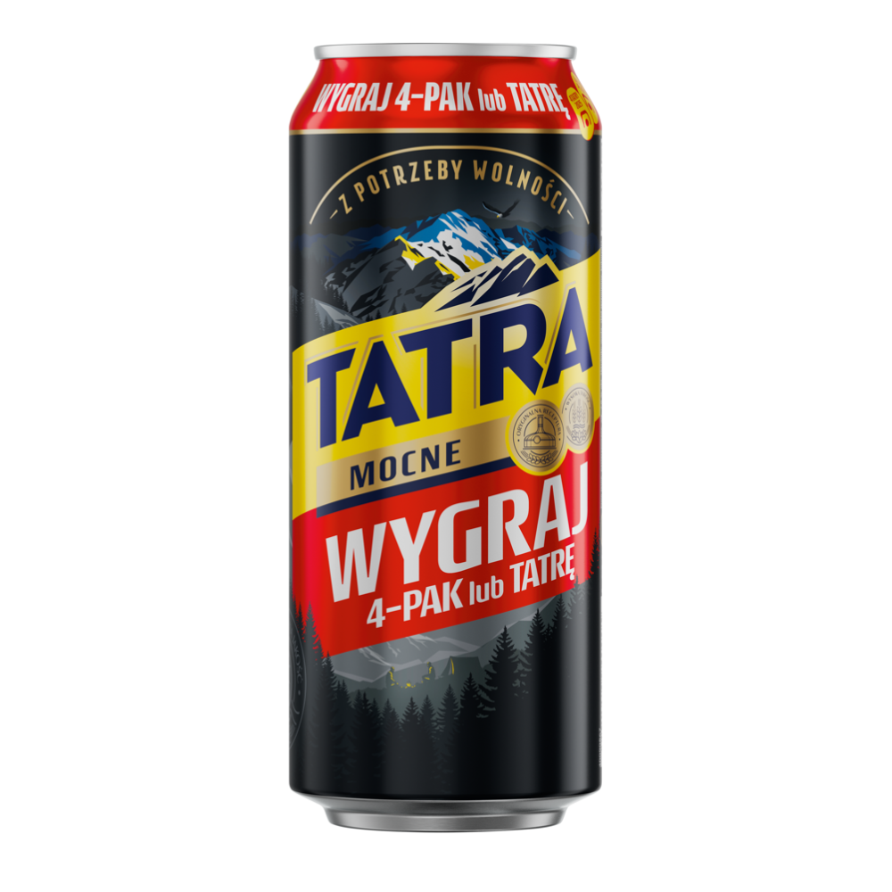 Piwo Tatra Mocne 7% 500 ml puszka