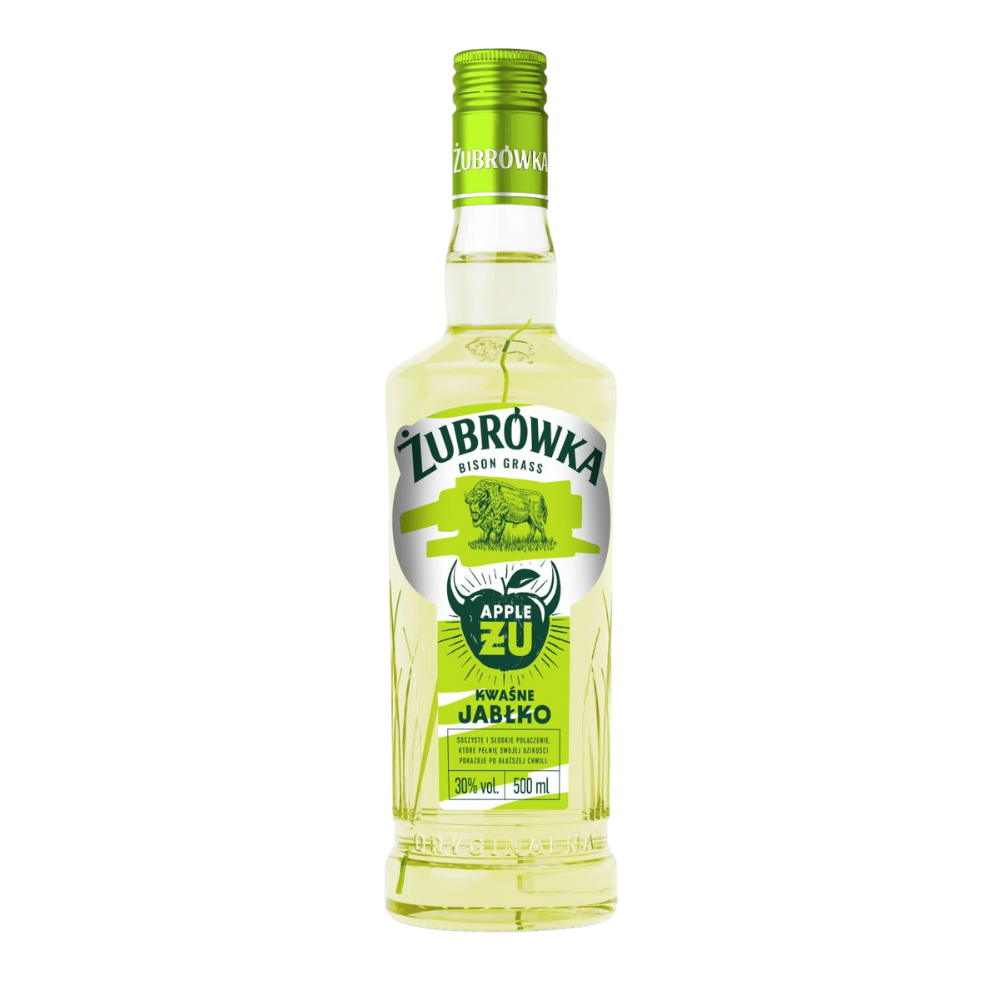 Wódka Żubrówka Apple ŻU Kwaśne jabłko 26% 500 ml