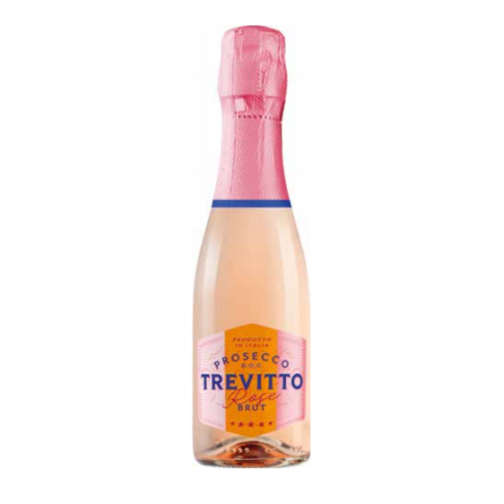 Wino musujące Trevitto Rose Brut 11% różowe wytrawne 200 ml
