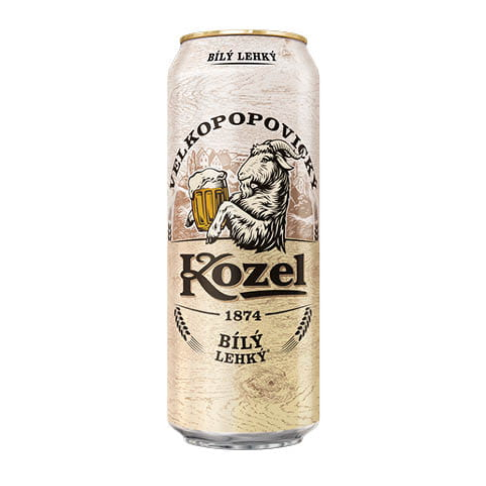 Piwo Kozel Bily Lehky 3,5% 500 ml puszka