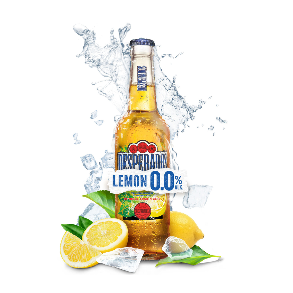 Piwo Desperados Lemon Bezalkoholowe 0% 400 ml