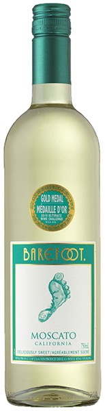 Wino Barefoot Moscato 13,5 % białe półsłodkie 750 ml