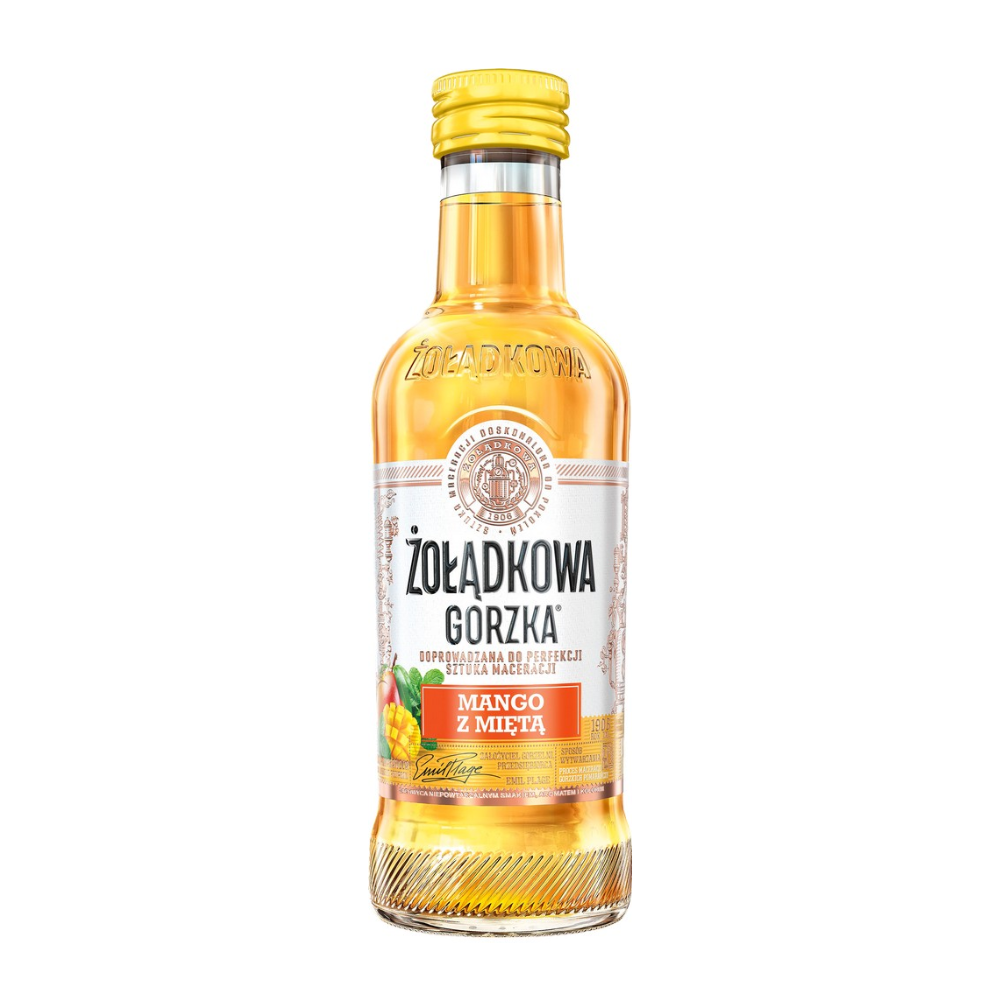 Wódka Żołądkowa Gorzka Mango Mięta 25% 200 ml