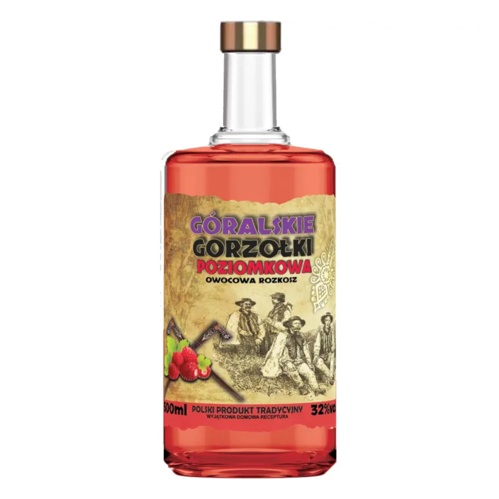 Nalewka Góralskie Gorzołki Poziomkowa 32% 500 ml
