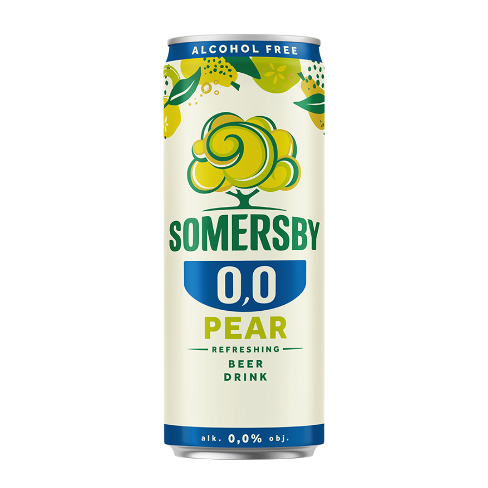 Piwo Somersby Pear 0% 330 ml Puszka